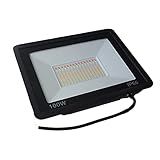 Smart WiFi + BLE LED-Flutlicht Outdoor Wasserdichter Gartenstrahler RGB + W + C Bunte Beleuchtung Funktioniert mit Kompatibel mit Alexa Kompatibel mit Google Home (110 V 50 W RGB WC)
