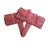 UISY 30 Stücke Rasenkante Palisade Beeteinfassung Kunststoff Mähkante Beetumrandung Palisade Garten Rasenkante Rasenkantensteine Mähkante Randsteine Garten Rasenkante für Rasen Blumenb