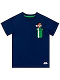 Super Mario Jungen T-Shirt Blau 140