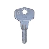 Burg-Wächter Ersatzschlüssel B - Schließung B 001 bis B 125 - Nachschlüssel - Zusatzschlüssel - u.a. für Briefkästen,Hebelzylinder,