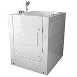 WHIRLPOOL BADEWANNE MIT TÜR BADEWANNE FÜR ÄLTERE MENSCHEN Florida CHROMOTHERAPIE