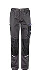 Stenso Prisma - Herren Arbeitshose Bundhose/Cargohose mit Multifunktions/Kniepolster-Taschen - Grau EU50