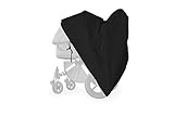 softgarage buggy softcush schwarz Abdeckung für Kinderwagen Hartan Topline X Regenschutz Regenverdeck