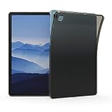 kwmobile Hülle kompatibel mit Samsung Galaxy Tab S6 Lite - Silikon Case transparent - Tablet Cover Schwarz Transp