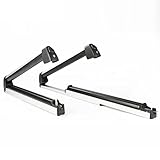 YANJJ 2 PCS Aluminium Universal Auto Ski Dachträger 30' Ski Snowboard Dachträger Abschließbare Skihalter Halterung Für 6 Paar Ski 4 Snowb