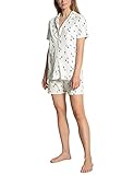 CALIDA Damen Balloon Nights Pyjamaset, Lavender Frost, L