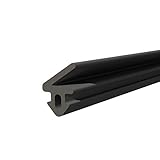 DQ-PP Fensterdichtung | Schwarz | 10 Meter | S-1125 Panorama | PVC Fenster | Gummidichtug Dichtung Dichtband | Kunststofffensterdichtungen | ALU Profildichtung Türdichtung