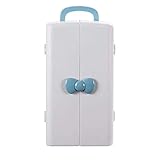 Jewelry Box Stapelbare Box Make-up-Speicher-Organisator for Badezimmer-Eitelkeit, Arbeitsplatten, Schubladen - Hält Blender, Lidschatten-Paletten, Lippenstift, Lip Gloss (Color : A)