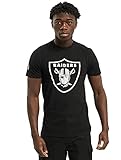 New Era Herren Oakland Raiders T-shirt Herren T shirt, Schwarz, 4XL EU
