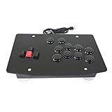 KAJYY JIAMIN RAC-J500K Keyboard Arcade Fight Stick Game Controller Joystick für PC USB Spiel Joystick (Color : Green)