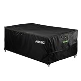 Awnic Abdeckung für Gartenmöbel Abdeckplane Gartenmöbel Abdeckhaube Gartentisch Schutzhülle Wasserdicht TÜV Rheinland 420D 210x120x71