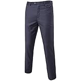 Herrenhose Fashion City Einfarbig Trend Allgleiche Freizeithose Business Pendlerhose 9 Farben 9 Yards XXL