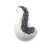 Furryvalley Kostüme Schwanz Cosplay Plüsch Kunstpelz Tail für Halloween Party verkleiden künstliche Tier (Grau)