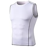 Tankshirt Herren Modern Einfachheit Mode Einfarbig Ärmellos Herren Shirt Sommer Basic Rundhals Slim Fit Herren Kompressionsshirt Gym Wicking Breathable Tank Top