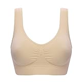 Sonojie Unterwäsche Damen Set BH, Sport BH Starker Halt Große Brüste, Atmungsaktives Brustpolster mit Sportunterwäsche, BH ohne Bügel Bustier Verfü