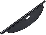 WJJE Auto Laderaumabdeckung Kofferraumabdeckung Rollo FüR Santa Fe Rollo Kofferraum Abdeckung Kofferraum Schutz Abdeckung Ablagen Cargo Cover Regal ZubehöR