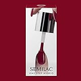 S575 Deep Red Semilac 3in1 One Step Hybrid Nagellack UV Hybrid 5