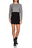 ONLY Damen ONLLILLO L/S Dress KNT NOOS Kleid, Medium Grey Melange/Stripes:W. Black, L