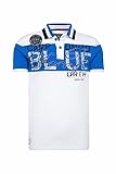 Camp David Herren Pikee-Polo mit Colour-Blocking und Artwork