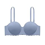 Keep it simple Fit for übergroße Nahtlose Sport Spitze sexy BH Set unterwäsche Frauen Set Stickerei Plus größe französische sexy unterwäsche (Color : Gray Blue, Cup Size : 75B)