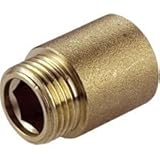 Heizkörperventil-Verlängerung/ Verlängerungsnippel - rund, Messing, 1,27 cm BSP-Gew