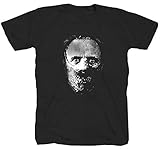 Hannibal Lecter FBI Halloween Saw Horror Kannibale Film Serie Kult schwarz T-Shirt Shirt XXL