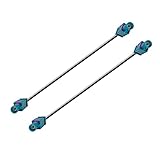 Vecys Fakra Z Kabel Fakra Z Verlängerungskabel für Fahrzeugantennen Stecker RG174 15 cm für Auto Stereo DAB Antennen GPS Navigationssystem Antenne (2 Stück)