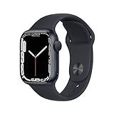 Apple Watch Series 7 (GPS, 41mm) - Aluminiumgehäuse Mitternacht, Sportarmband Mitternacht - Reg