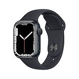 Apple Watch Series 7 (GPS, 41mm) - Aluminiumgehäuse Mitternacht, Sportarmband Mitternacht - Reg