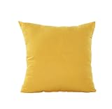 Kissenbezug Farbe SSD, holacha in Sofa Bett Auto Kissenbezug Baumwolle und Leinen Dekoration von Haus 45cm * 45cm / 18 * 18inch gelb