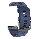 ISABAKE Silikon-Armband für Fenix 5/Fenix 5 Plus/Fenix 6/Fenix 6 Pro/Forerunner 935/Approach S60/Quatix 5 Smartwatch-Band,22mm weiches Silikon-Armband, Quickfit Ersatz Sportarmb