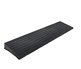 Premium Umrandung Randabschlussleiste schwarz für PP Terrassenfliesen – 30 x 30cm, Anti-Rutsch-Oberfläche, Klickfliesen aus Kunststoff in Holzoptik, Bodenbelag, witterungsbeständig, FORTEN