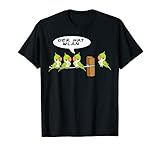 Lustiges Vögel Der Hat WLAN T-Shirt Internet WIFI Tee T-S