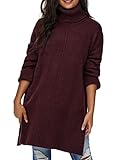 ONLY Womens ONLTATIANA L/S Rollneck Pulover BF KNT Pullover, Winetasting, S