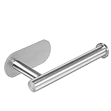 Toilettenrollenhalter, Toilettenpapierhalter, Tissue-Papierspender, Toilettenpapierhalter aus gebürstetem Nickel SUS304. Edelstahl Halböffner Runde Wand montiert Anti Rost Für Badezimmer, Waschraum W