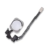 M&M Smartek Home Button für original iPhone 5s & SE Finger Flex Neuware Händler inkl. 14-teiligem Werkzeugset (Keine Touch-ID Funktion) (Weiß)