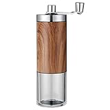 HUYWJ Manuelle Kaffeemühle Grinder Kaffeemühle Handkaffeemühle Türkische Kaffeemühle Schnelles Mahlen Tragbare Handkurbelmühle Küchenwerkzeug Mahlwerk Kaffee-Zubehö