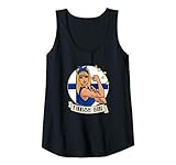 Damen Finnisches Mädchen Finnland Tank Top