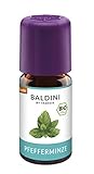 Baldini - Pfefferminzöl BIO, 100% naturreines ätherisches BIO Pfefferminz Öl, Bio Aroma, 5 ml - auch China Öl g