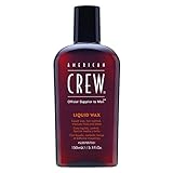 AMERICAN CREW – Liquid Wax, 150 ml, Stylingprodukt für Männer, flüssiges Wachs für mittleren Halt & natürlichen Glanz, Haarprodukt für angenehm griffiges Haar & um Lock