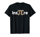 Herren Inspire Leopard Pi Mathematic Mathematik T-S