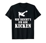 Kicken Fußball Sport Wettkampf Liga Trikot Stürmer Spruch T-S