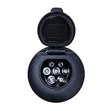 XIAOJIE elektrischer Draht 32A IEC62196-2 EV-Adapter EVSE Type 2 Weibliche Buchse Fit für Elektrofahrzeugfahrzeug Auto (Color : 32A Three Phase)