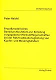 Prozeßmodell eines Banddurchlaufofens zur Erzielung vorgegebener Werkstoffeigenschaften bei der Rekristallisationsglühung von Kupfer- und Messingb