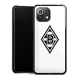 DeinDesign Silikon Hülle kompatibel mit Xiaomi Mi 11 Lite 5G Case schwarz Handyhülle Borussia Mönchengladbach Gladbach Log