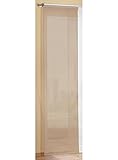 Gardinenbox Preisgünstiger Flächenvorhang Schiebegardine, transparent, unifarben, mit Zubehör, 245x45, Taupe, 85589