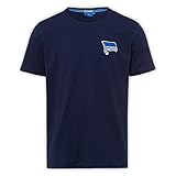 Hertha BSC Berlin T-Shirt Basic – Logo Navy - Shirt div. Größen - Plus Lesezeichen I Love Berlin Größe XL