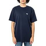 Vans Herren Left Chest Logo Tee T-Shirt, Kleid blau-weiß, M