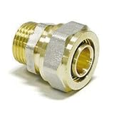 Schraubfitting Fittings Quetsch Verbundrohr Aluverbundrohr 16 20 DVGW (SCHRAUB-ÜBERGANG MIT AUSSENGEWINDE 16-3/4)