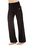 Winshape Damen Trainingshose WH1 Fitness Freizeit Sport Yoga Pilates, Schwarz, XS